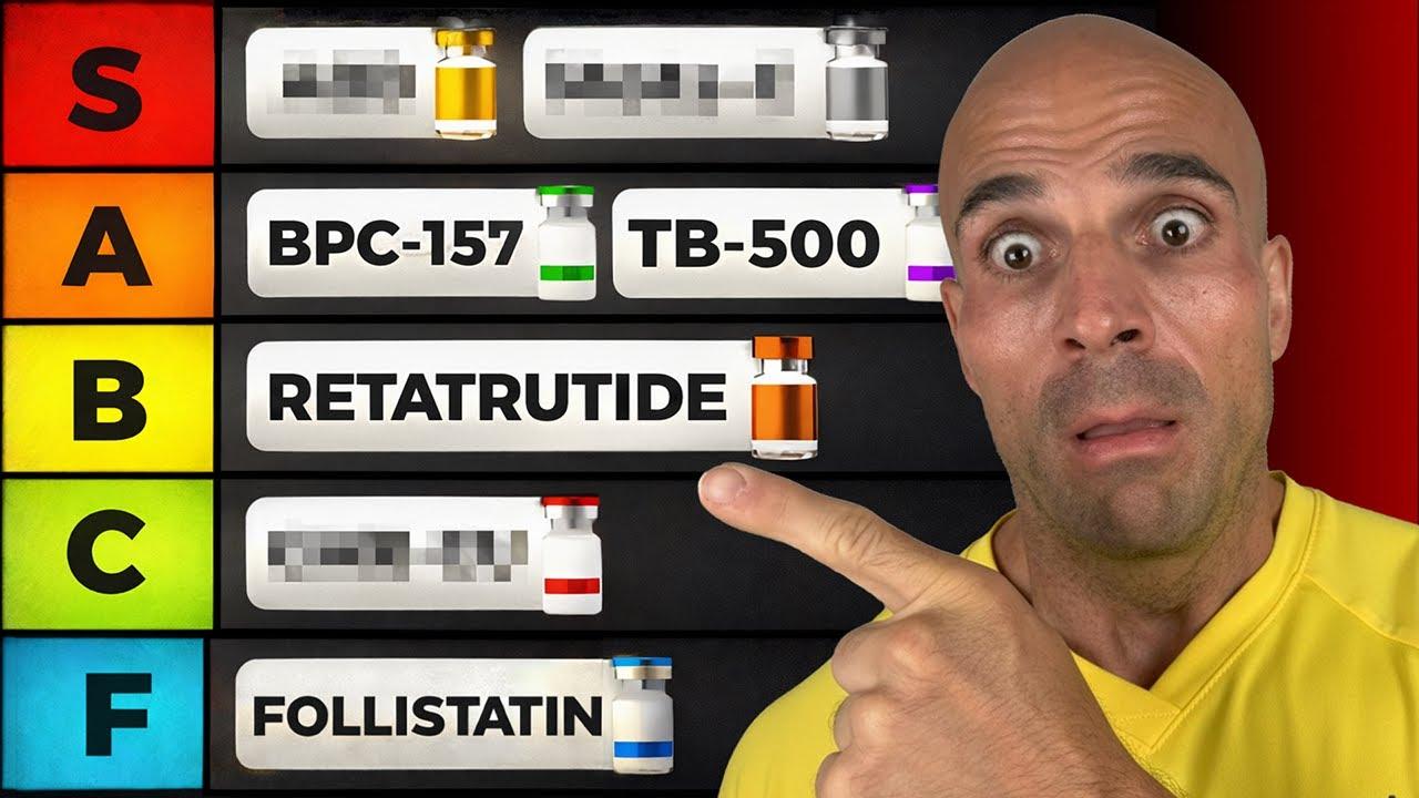 Thumbnail for Doctor Explains The Best &amp; Worst Peptides To Experiment With in 2026 (Complete List)