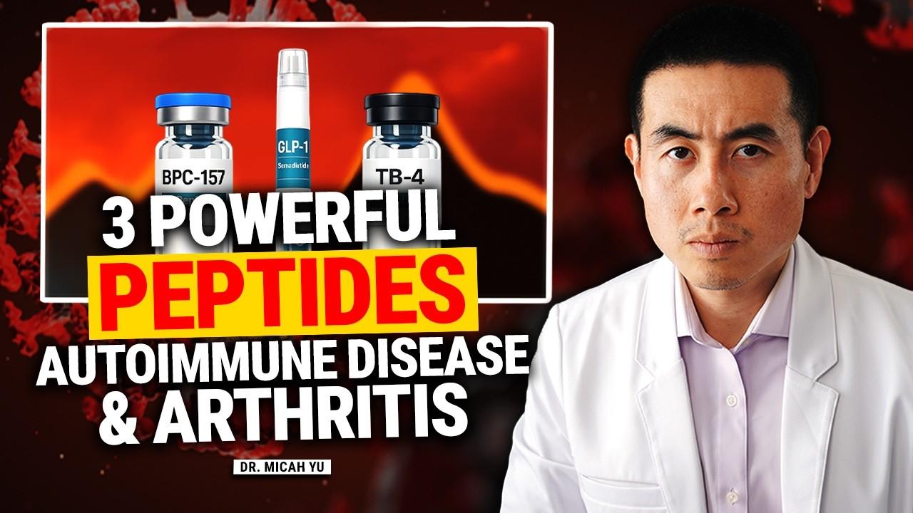 Thumbnail for 3 Powerful Peptides for Inflammation, Autoimmune Disease, and Arthritis:   Rheumatologist Explains