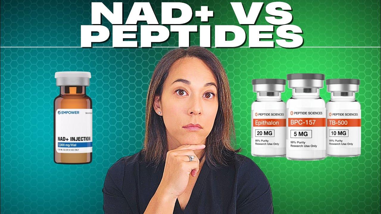 Thumbnail for Doctor Reviews NAD+ vs Peptides - Which Does MORE?