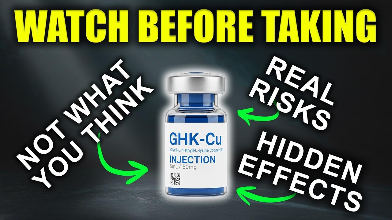 Thumbnail for The Benefits &amp; Risks of GHK-Cu (WATCH BEFORE TAKING)