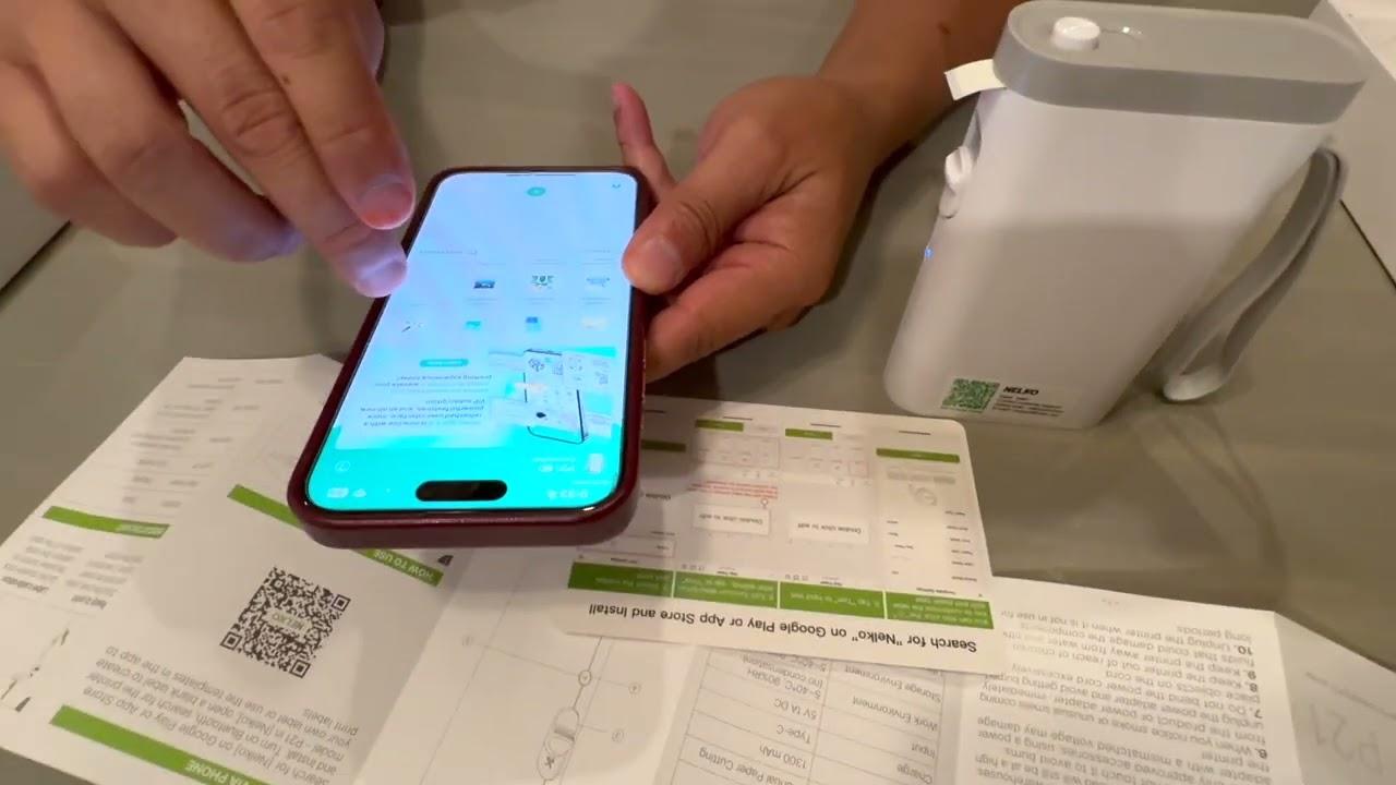 Thumbnail for NELKO P21 PORTABLE BLUETOOTH LABEL PRINTER -- Worth every penny!