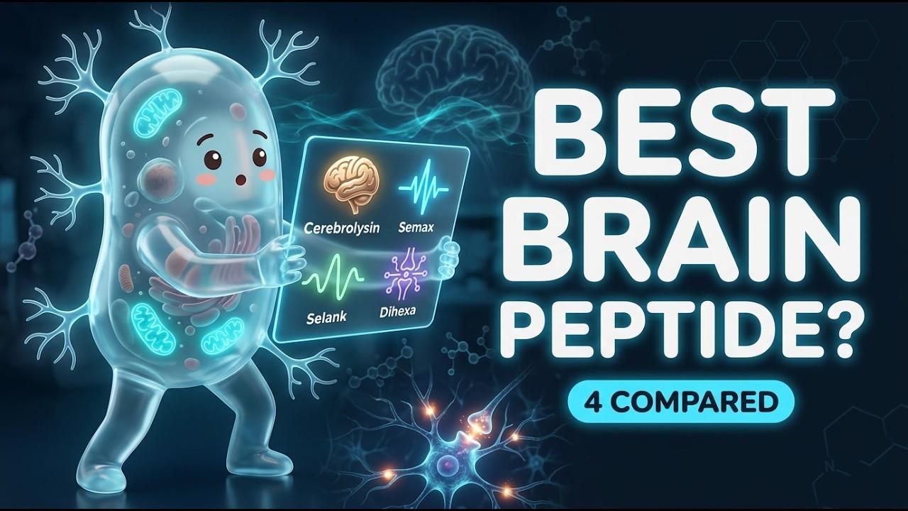 Thumbnail for Cerebrolysin vs Semax vs Selank vs Dihexa: Which Brain Peptide Is Best?