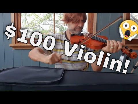Thumbnail for I bought a 100 dollar violin!!😬   Olaf reviews a cheap violin bought online...