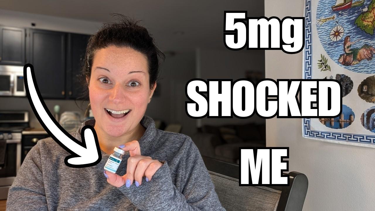 Thumbnail for I Moved Up to 5mg on Tirzepatide… I Wasn’t Ready for THIS 😳 (Week 5 Update)
