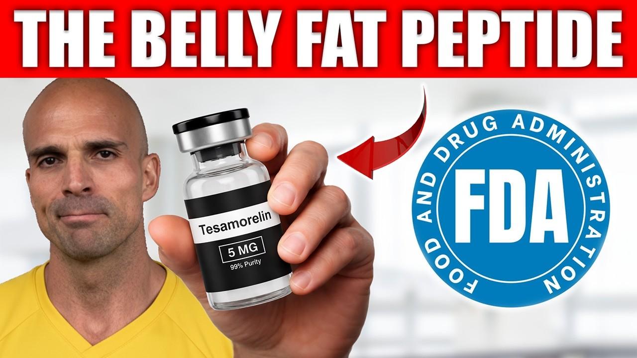 Thumbnail for Doctor Explains The FDA Approved Peptide for BURNING Belly Fat (Tesamorelin Peptide)