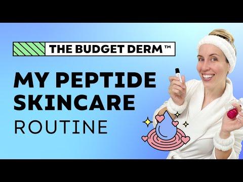 Thumbnail for My Peptide Skincare Routine | Anti-aging Tips by The Budget Derm