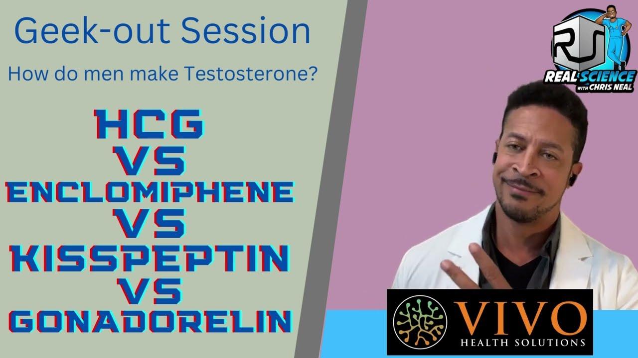 Thumbnail for HCG vs Enclomiphene vs Kisspeptin vs Gonadorelin - How do men make Testosterone?