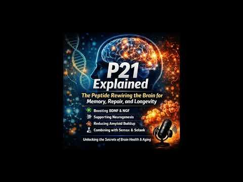 Thumbnail for P21 Explained: The Peptide Rewiring the Brain for Memory, Repair, and Longevity