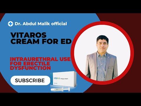 Thumbnail for Vitaros Cream for Erectile Dysfunction | How It Works, Usage and Side Effects