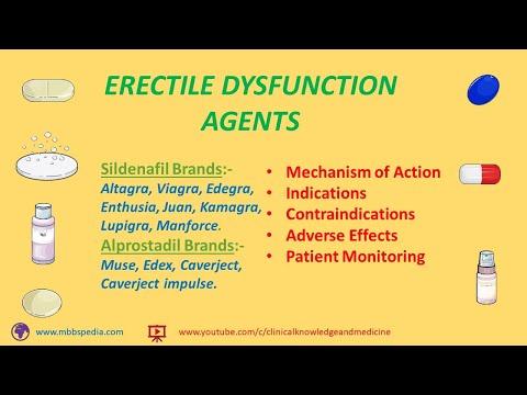 Thumbnail for Erectile Dysfunction Agents: Sildenafil, Alprostadil Tablet Uses, Mechanism and Side Effects