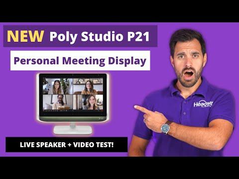 Thumbnail for Poly Studio P21 Review - All In One Monitor, Camera, and Speaker For Amazing Video Calls!
