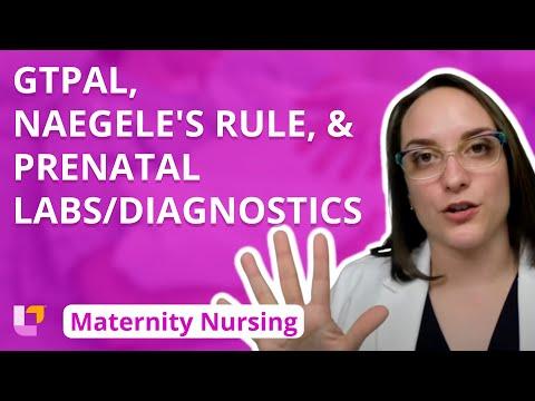Thumbnail for GTPAL, Naegele's Rule, and Prenatal Labs/Diagnostics - Pregnancy - Maternity Nursing |@LevelUpRN