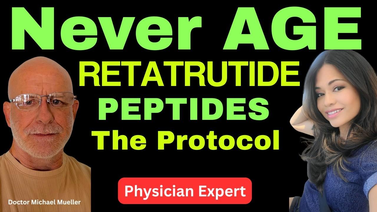 Thumbnail for Retatrutide + 2 Peptides to Stop the Aging Clock, Doctor Explains.